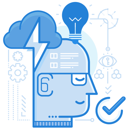 Man with idea illustration Man with idea illustration